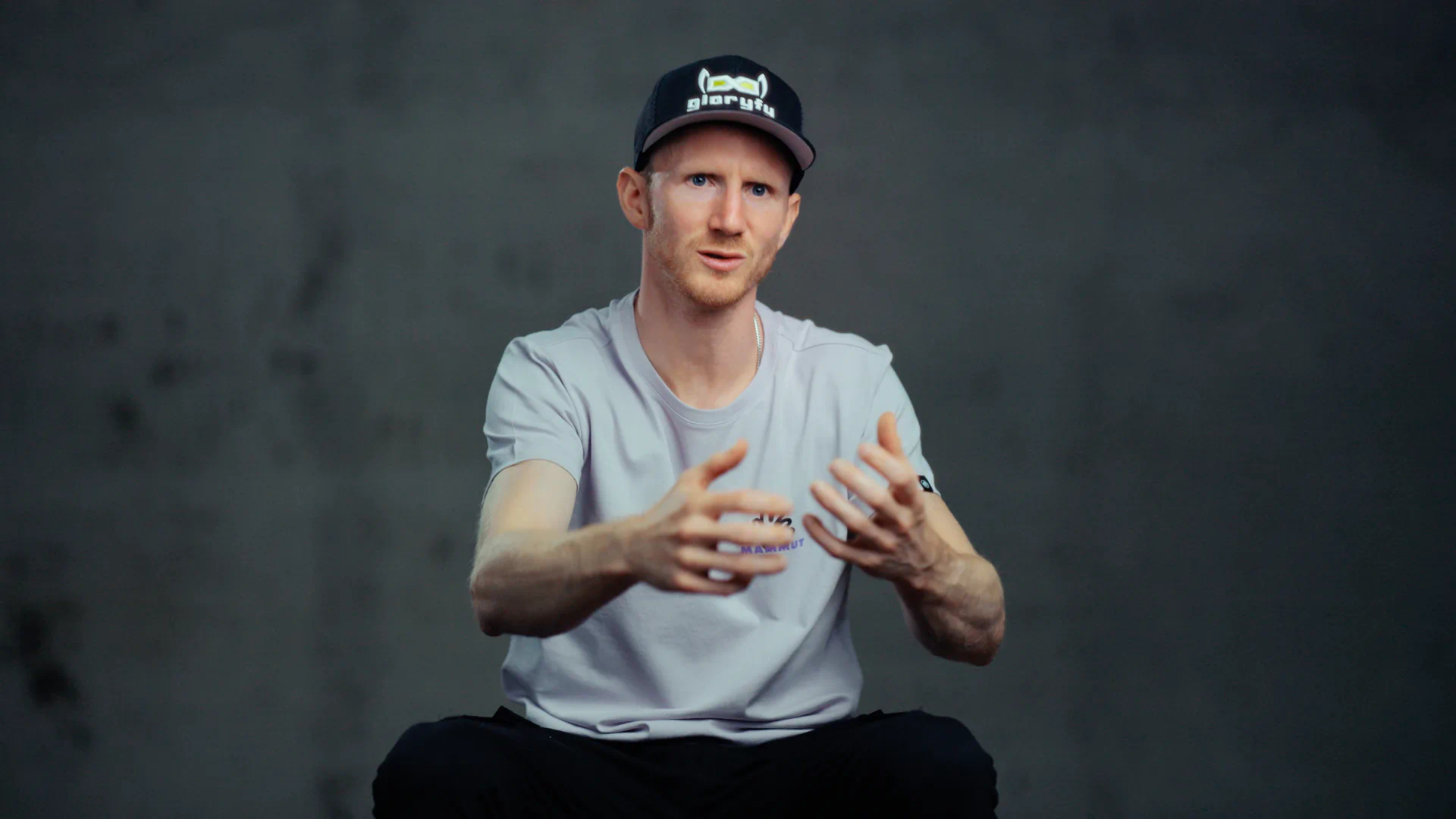 Jakob Schubert explaining projecting in an interview